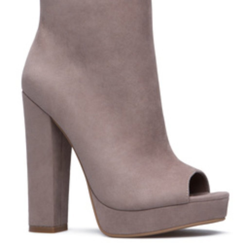 Kimara Booties open toe platform